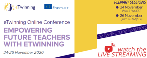 Conferencia temática online eTwinning para docentes universitarios y futuros docentes: “Empowering future teachers with eTwinning”