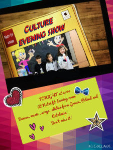 Culture evening show poster