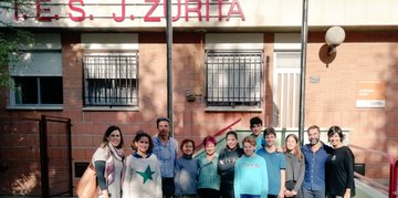Visita al IES Jerónimo Zurita de Zaragoza. eTwinning con los asesores de formación