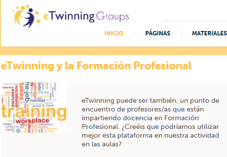 Grupo eTwinning y la Formación Profesional