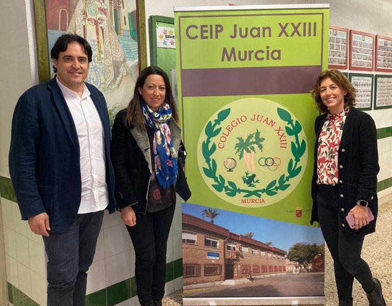 Visita al CEIP Juan XXIII de Murcia