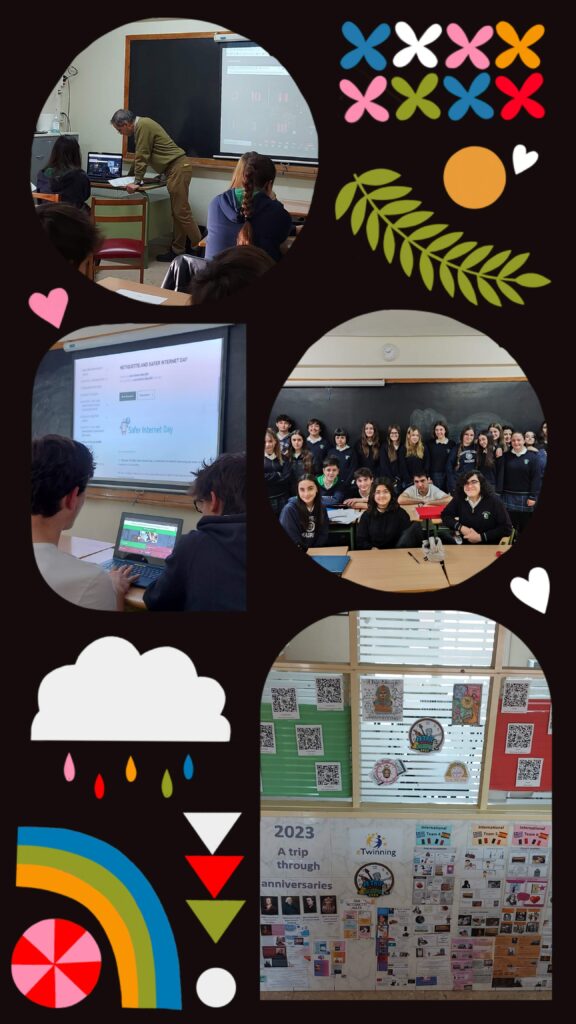 Collage de fotos de alumnado