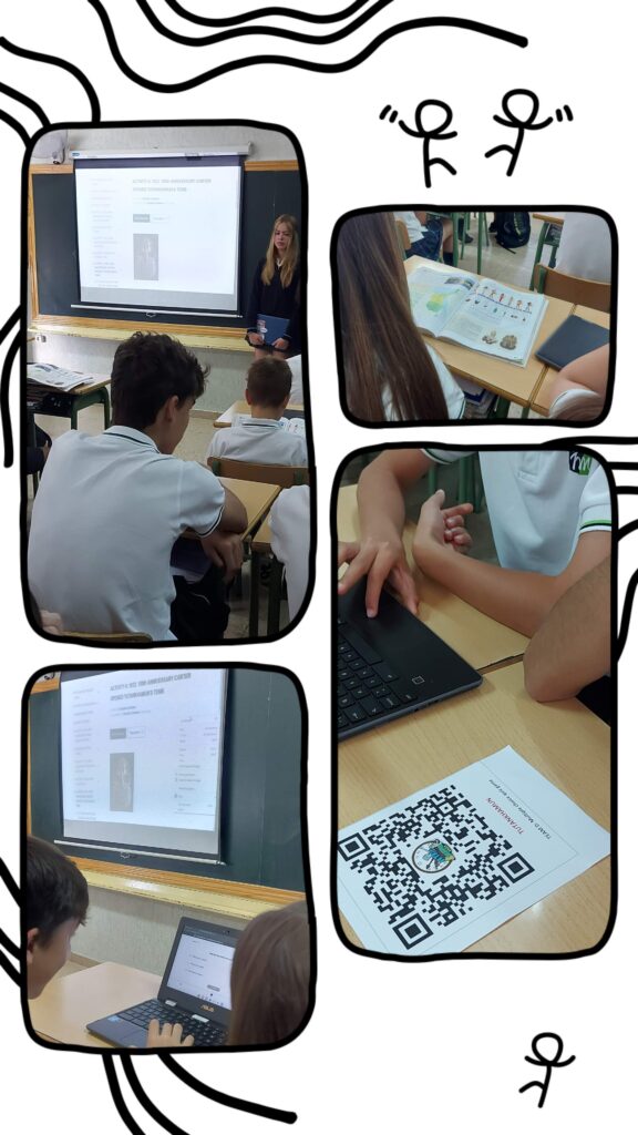 Collage de fotos de alumnado