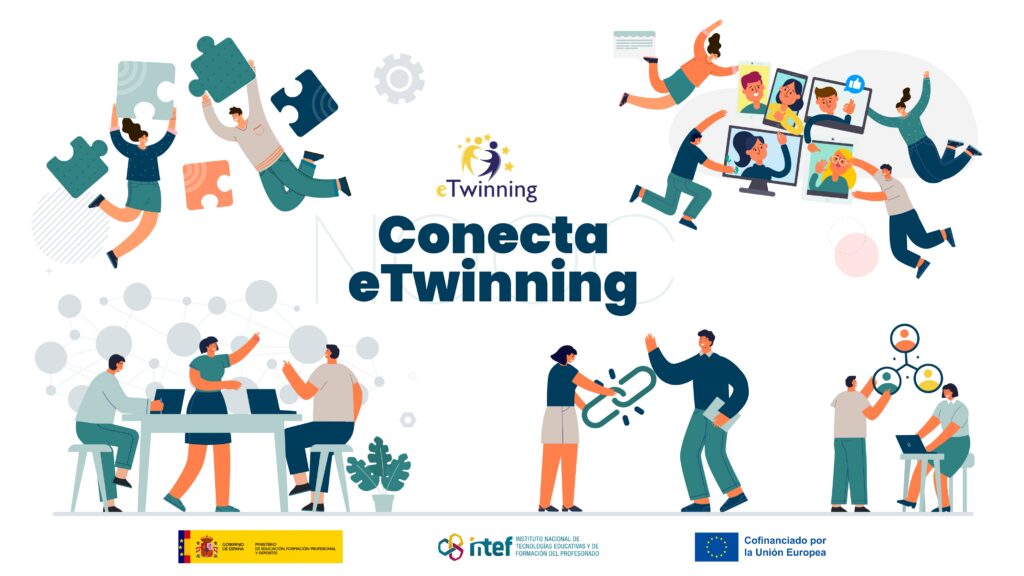 Cartel del Nooc Conecta eTwinning