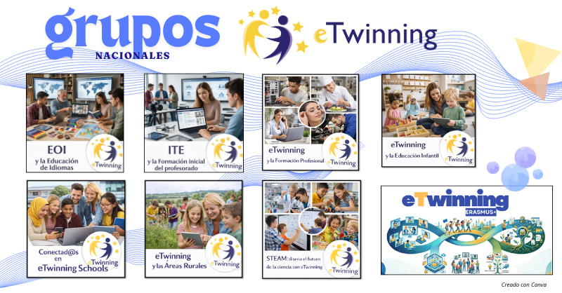 Cartel genérico de grupos eTwinning