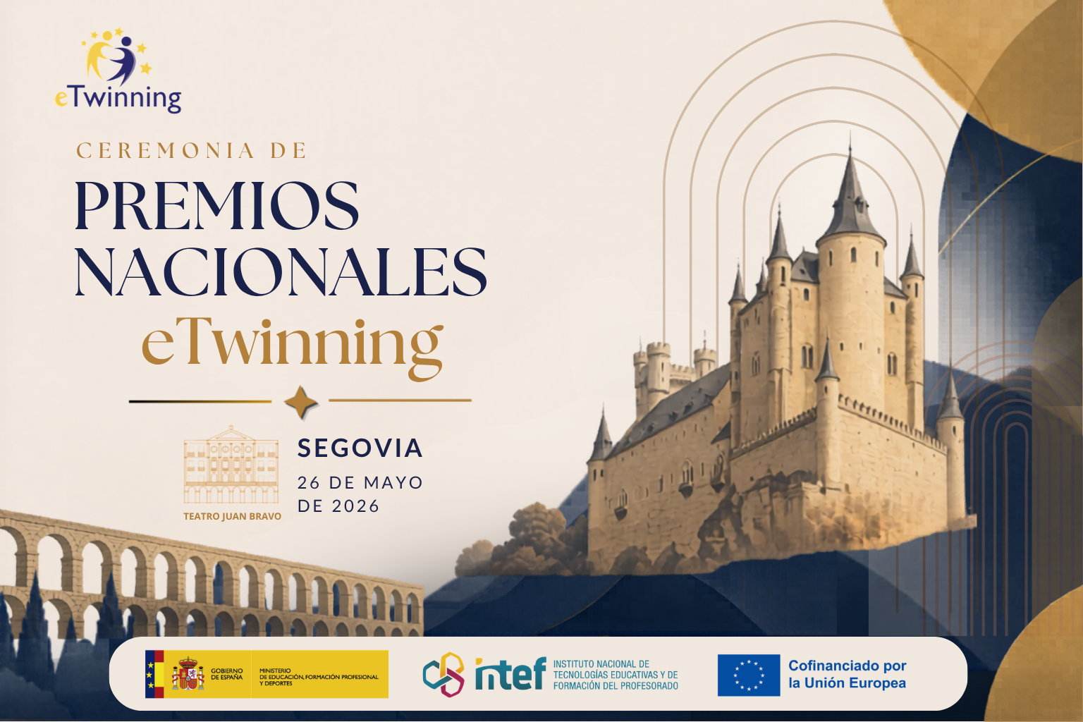 Cartel ceremonia de premios nacionales 2026