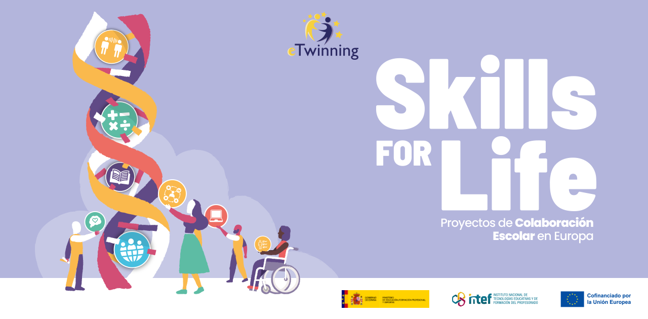 Cartel tema del año skills for life