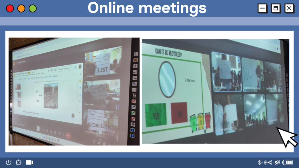 Caputrua pantalla de online meetings