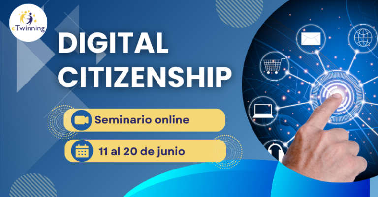 Cartel Seminario online Ciudadanía digital