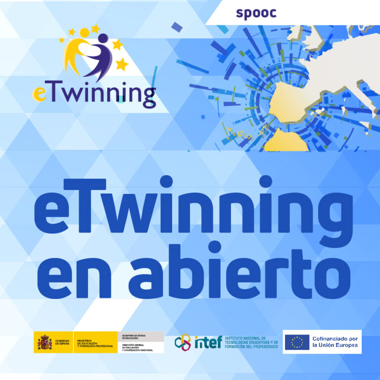Cartel eTwinning en abierto